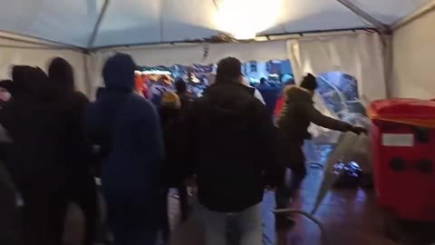 Protesters Storm Christmas Market in Luxemburg