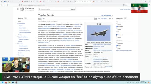 Live 196: L'OTAN attaque la Russie, Jasper en "feu" et les olympiques s'auto-censurent