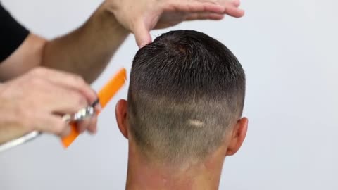 How To Cut Mens Hair At Home - Mens Crew Cut
