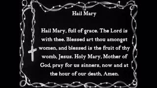 Glorious Mysteries of the Holy Rosary Sunday and Wednesday