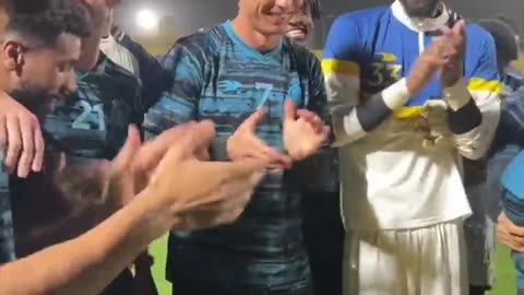 #Ronaldo’s birthday celebration at #AlNassr 🤩🎊