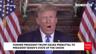 Trump Releases Blistering Prebuttal To Biden's State Of The Union