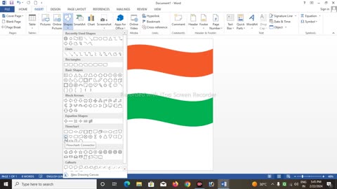 how to draw indian flag easily