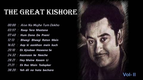 Kishore Kumar Hit Songs -- Vol-II