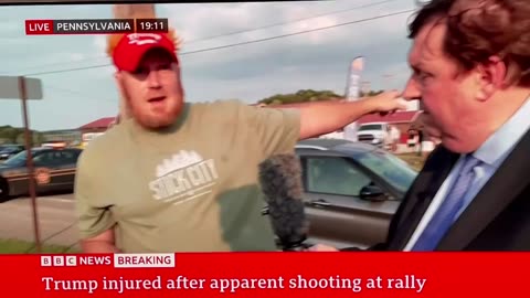Witnesses try to warn police of gunman during the Trump rally in Butler, PA on 7/13/2024