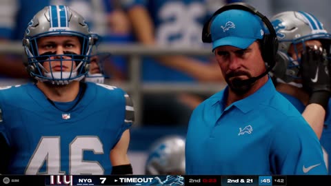 Madden 25 - Overtime Thriller Detroit Lions VS New York Giants