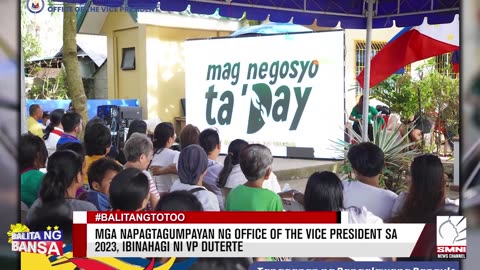 Mga napagtagumpayan ng Office of the Vice President sa 2023, ibinahagi ni VP Duterte