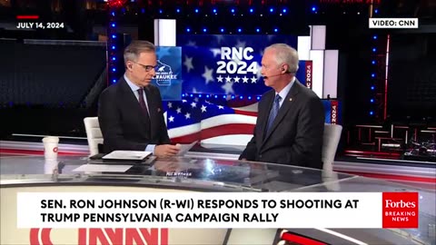 Senator Ron Johnson This Was My First Reaction After Shooting At Trump Rally In Pennsylvania