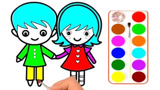 Drawing and Coloring for Kids - How to Draw Kids