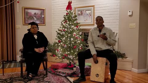 WHITE CHRISTMAS Song Parody, "Mind Your Business" - Dana Fripp, Vocal. Derek Graham, Percussion.