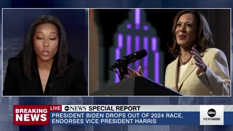ABC News Live:President Biden drops out of 2024 presidential race, endorses VP Kamala Harris