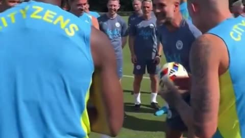 Guardiola violates Grealish with seven-word comment in Man City training