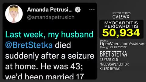 43YR OLD VAXXED PRESSTITUTE EDITOR OF "MEDSCAPE" IS DEAD. HE EVEN VAXXED HIS 1YR OLD DAUGHTER