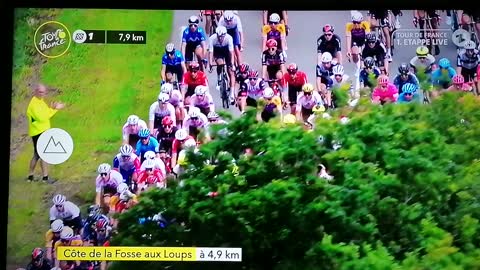 2nd crash Tour de France 2021, June 26