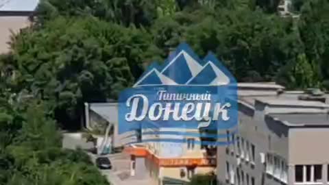 Ukraine War - Donetsk under Ukrainian Nazi fire