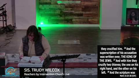 Wednesday Night Reachers by Intervention Church Live Sister Trudy Wilcox 3-6-24