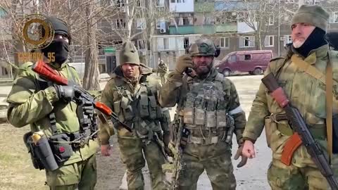 The Chechen security forces are determined to take Mariupol under full control as soon as possible