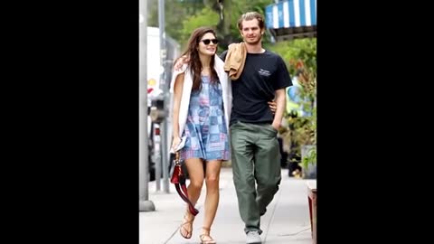 Andrew Garfield Holds Hands With GF Christine Gabel In New York City.