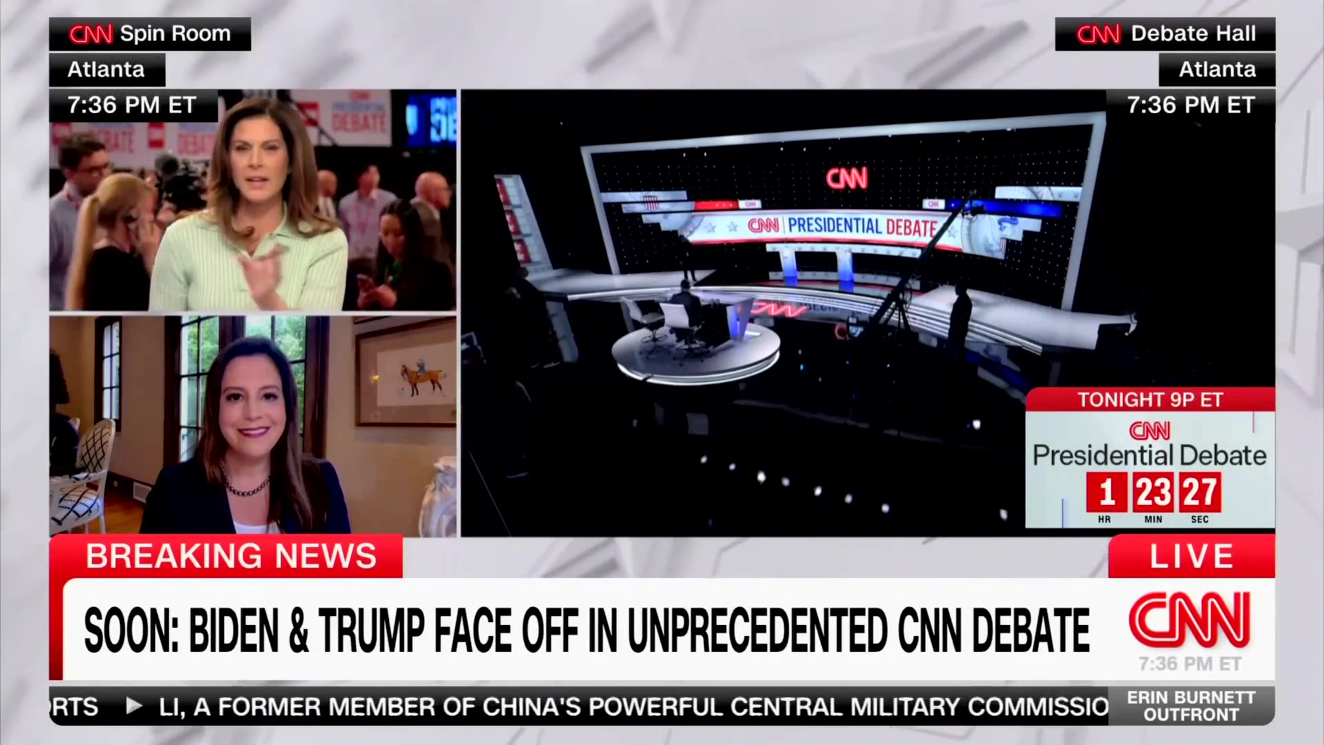 Elise Joins Cnn For Debate Night 06.27.2024