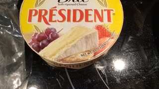 Eating Président Brie, Dbn, MI, 1/4/24