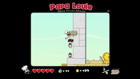 0219-Jugando: papa louie, nivel 2, (minijuego)