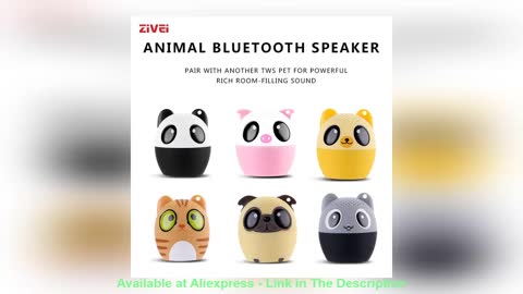 ☘️ Pet Smart Speaker, Computer Speakers Sound Beyond Size, Bluetooth Speaker Box with 3W Audio