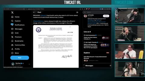 Timcast IRL-DoD REVOKES Plea Deal For 9/11 Attackers In SHOCKING Move