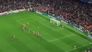 Neymar missed penalty vs Manchester City