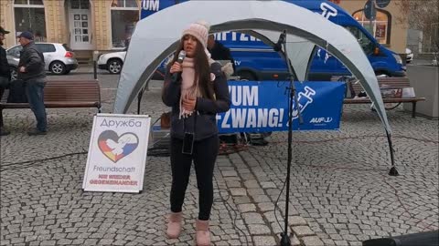 RUNA - SAG MIR - KAMENZ, Markt, 08 04 2022, Kundgebung für Frieden, Freiheit, Demokratie