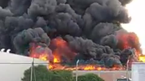 Emergencia por explosión en una bodega en Funza, Cundinamarca