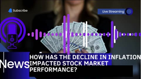 How has the decline in inflation impacted stock market performance?