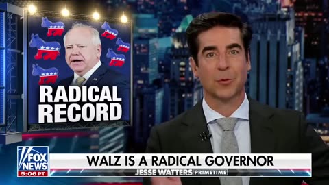 Jesse Watters- Tim Walz is a 'trick pick'