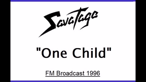 Savatage - One Child (Live in Eindhoven, Netherlands 1996) FM Broadcast