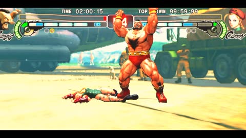 Zangief vs Cammy street fighter