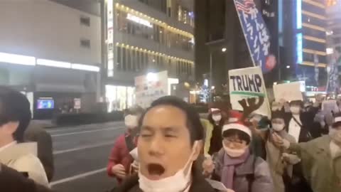 Japan: Trump supporters rally in Tokyo