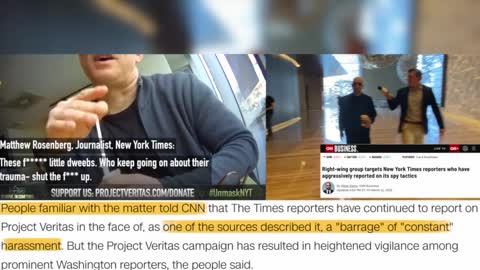 James O'Keefe Project Veritas Confront CNN's Oliver Darcy On Harassment Accusation