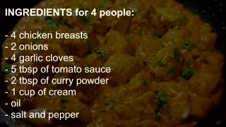TASTY CURRY CHICKEN | Easy food recipes for dinner to make at home