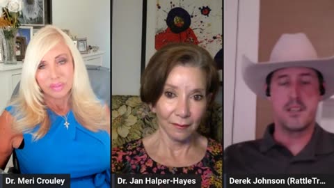 Dr Jan Halper Hayes With Derek Johnson & Meri Crouley 7/31/24