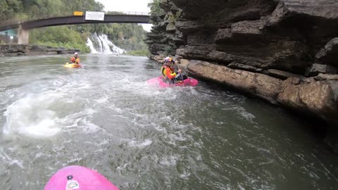 Kayak Cliff Flip