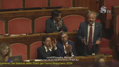 🔴 Intervento in Aula del Sen. Claudio Borghi su rendiconto e assestamento di bilancio (06.08.2024)