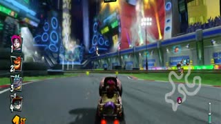 Crash Team Racing Nitro Fueled - Neon Isabella Skin Gameplay
