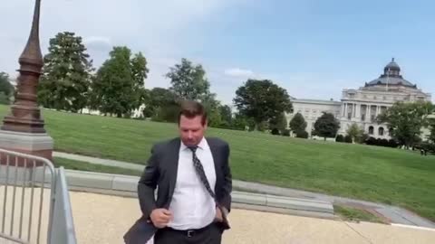 Eric Swalwell Confronted While Walking Into Congress