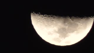 Zooming on the moon From India and What I Saw Is Just Unbelievable - (Panasonic 90x zoom)