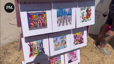 Pornographic cartoons are being sold at the all-ages PRIDE event in Austin, TX