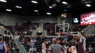 Stunning Basketball Player Shots Right On The Buzzer