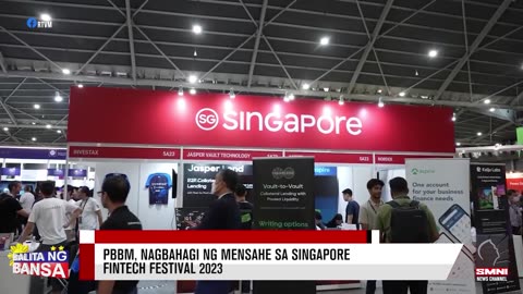 PBBM, nagbahagi ng mensahe sa Singapore Fintech Festival 2023