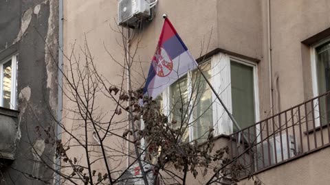 Serbian students protest over election results