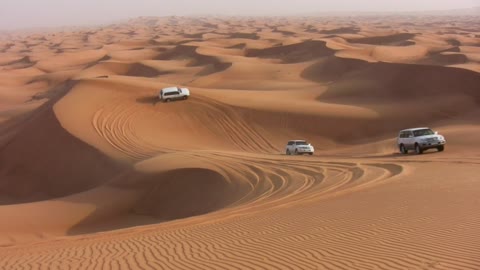 A beautiful rally in the desert dunes