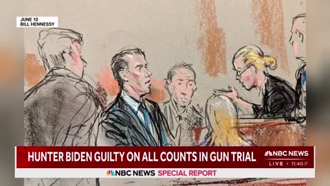 NBC News reporter describes how Hunter Biden reacted to his guilty verdict in the courtroom