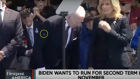 Biden makes Le Pew in France